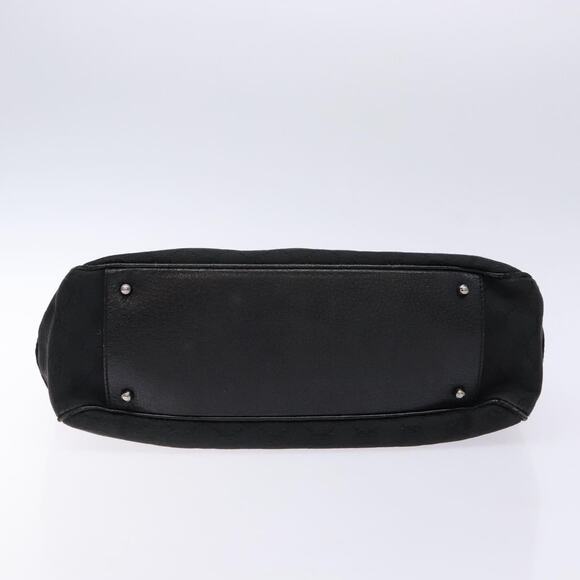 GUCCI GG Canvas Hand Bag Black Silver - Picture 9 of 16
